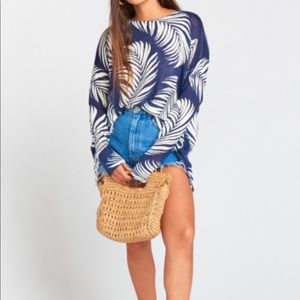 NWT show me your mumu bonfire sweater - Palm (S)